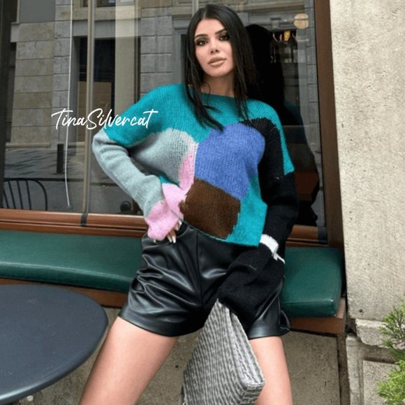 BLOGGER'S FAVE! Zara Wool And Alpaca Blend Knit Sweater NWT - Picture 6 of 16